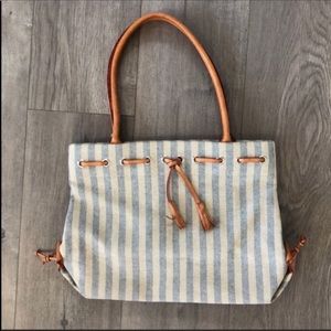 Dooney & Bourke Vintage Striped Bag Purse